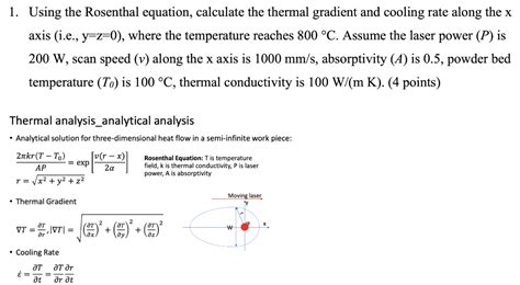 rosenthal calculator